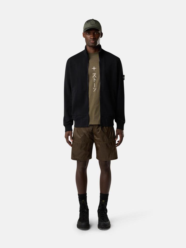 Толстовка на молнии с воротником-стойкой Cross Classic Stone из плотного флиса