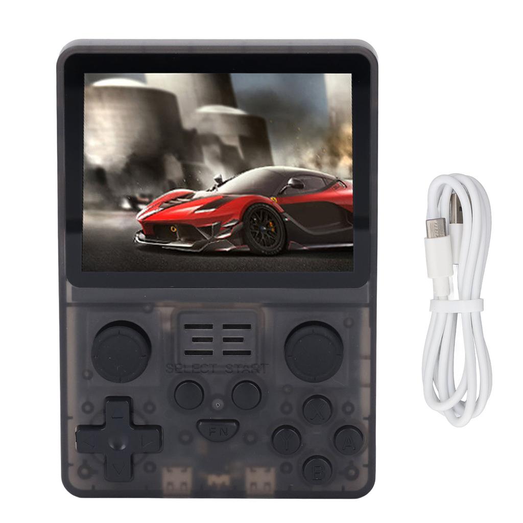Портативная игровая консоль RGB20S, прозрачная, черная, 640x480, 3,5-дюймовый IPS-экран, 3500 мАч, портативная игровая консоль