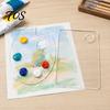 Artist Palette for Painting Acrylic Paint Palette, Clear Tray with Thumb Hole, Non-Stick Oil Professional Watercolor Mixing Acrylic, Oil, Painting,