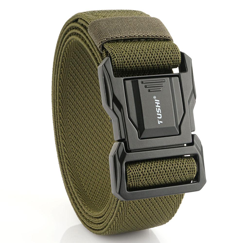 Улучшенный мужской нейлоновый ремень со второй генерацией металлической пряжкой, быстросъемный, тактический, для путешествий и походов