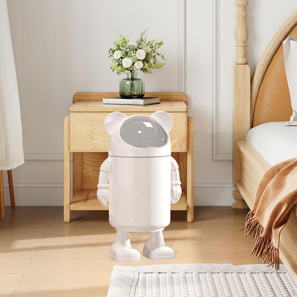 Мусорное ведро для ванной комнаты, контейнер для мусора, мультяшный медведь, бумажная корзина, ведро для хранения для отеля