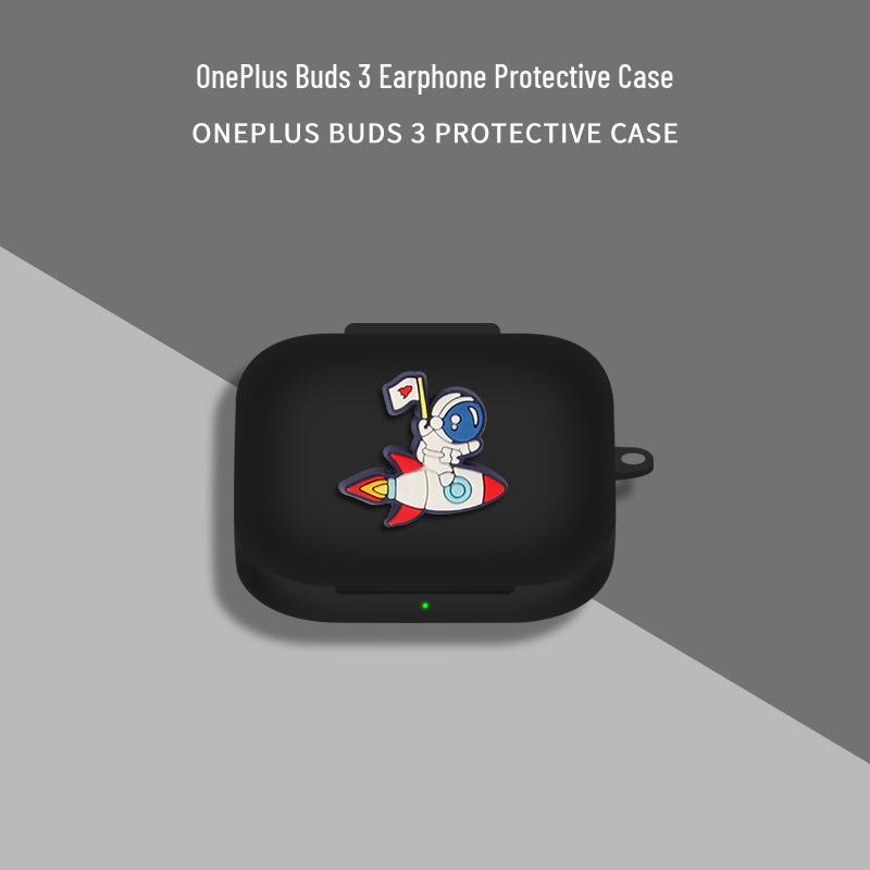 Силиконовый защитный чехол для наушников OnePlus Buds 3 и OPPO Enco X3i