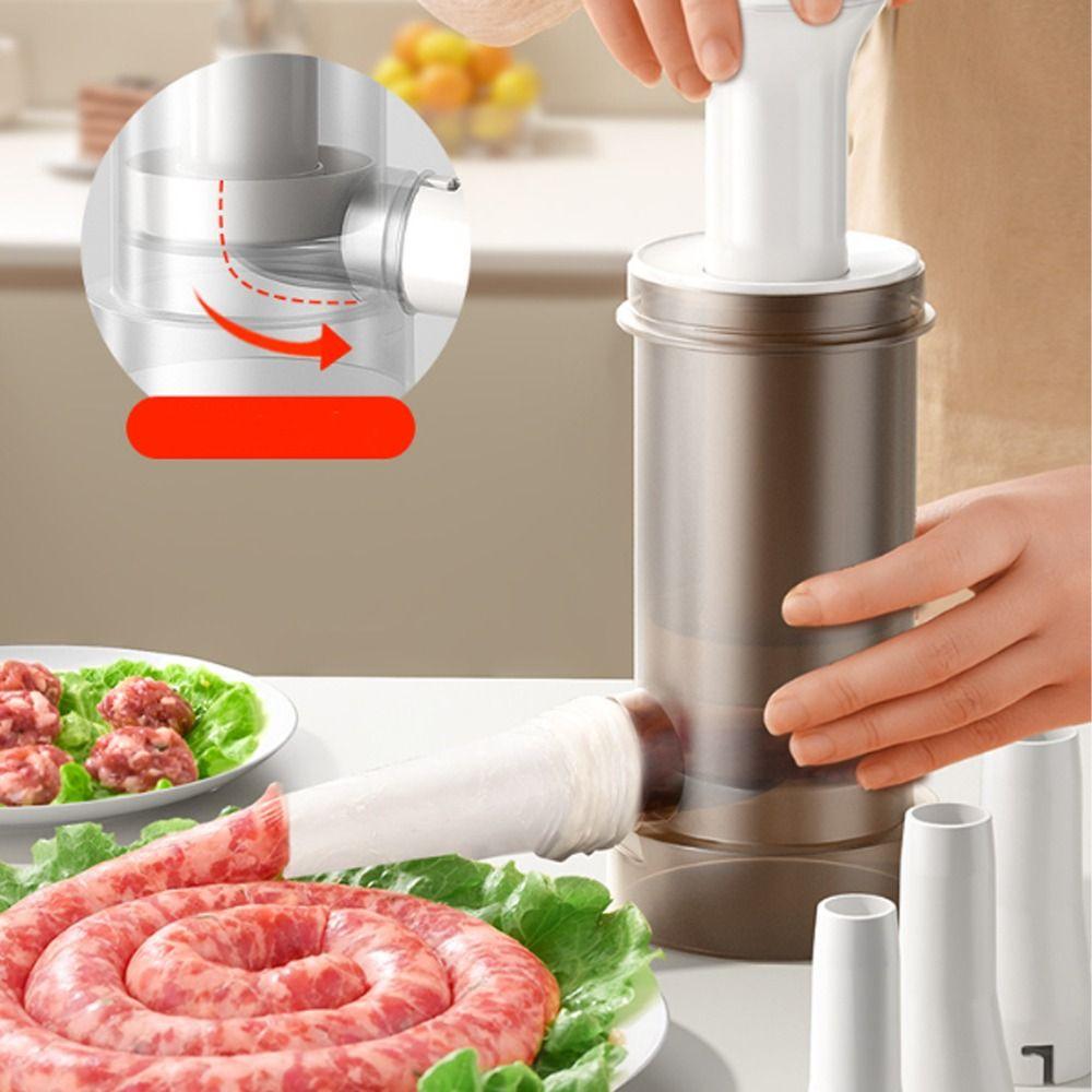 Large Capacity Manual Sausage Maker Heavy Duty Sausage Filling Tool  Homemade Sausage