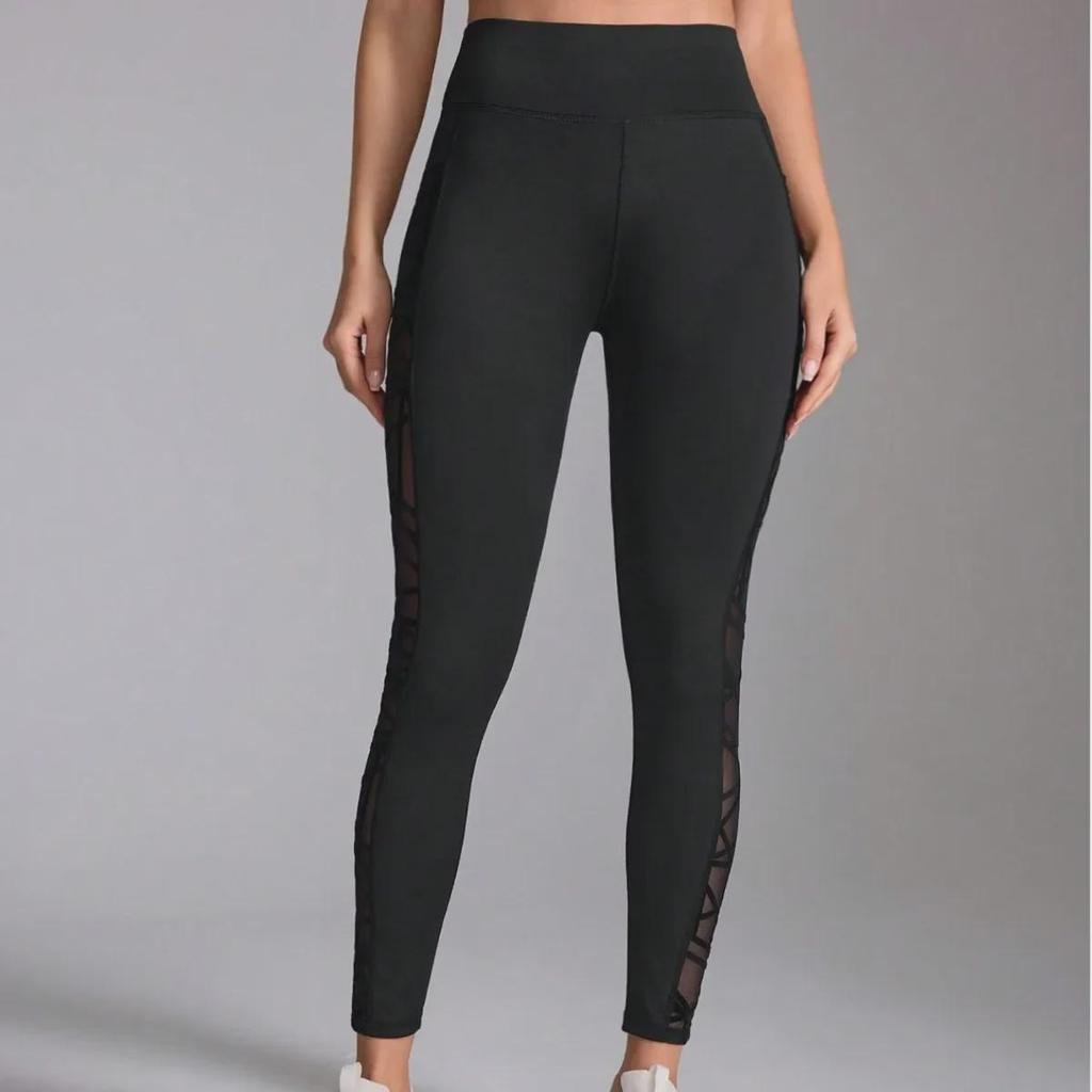 Штаны для йоги с высокой талией и карманами - женские леггинсы для фитнеса с подтяжкой бедер