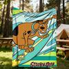 1 шт. Плед Scooby Doo для улицы, легкий, фланелевый, мягкий и теплый, для использования в любое время года на диване
