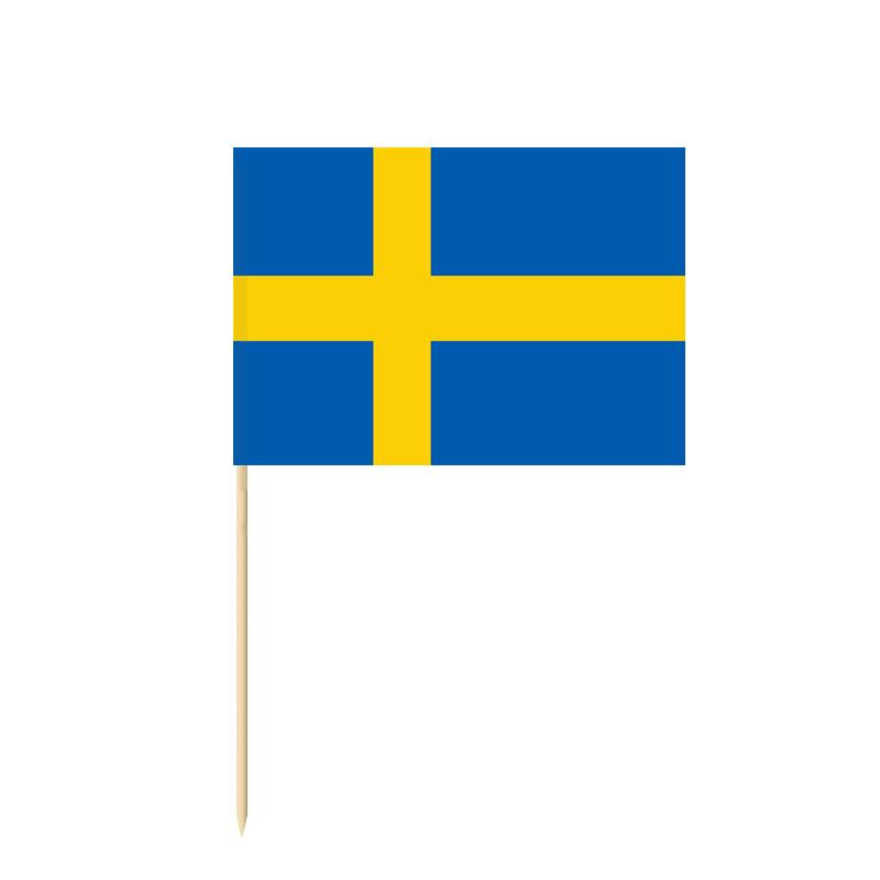 100 штук международных флажков для кексов и десертов для праздничных вечеринок