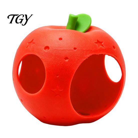 Betta Fish Tank Decor Accessories Fruit Aquarium Hide Cave, Apple Pitaya Hideout, 3D Safe Cave for Small Printed Decorative And Shrimp Stress