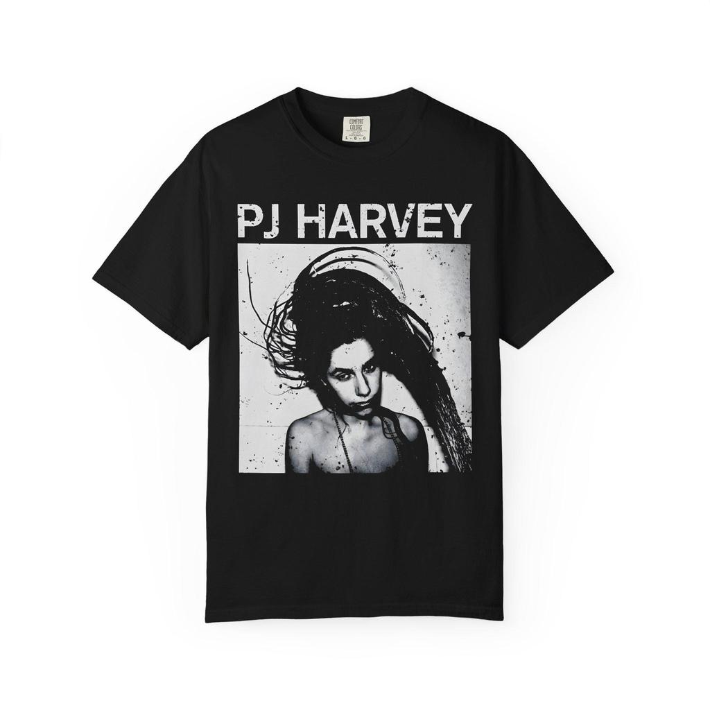 PJ Harvey Comfort Colors T-Shirt, Rid of Me Album Cover Tee, 90s Alternative Rock Band Shirt, Indie Grunge Punk Aesthetic Top