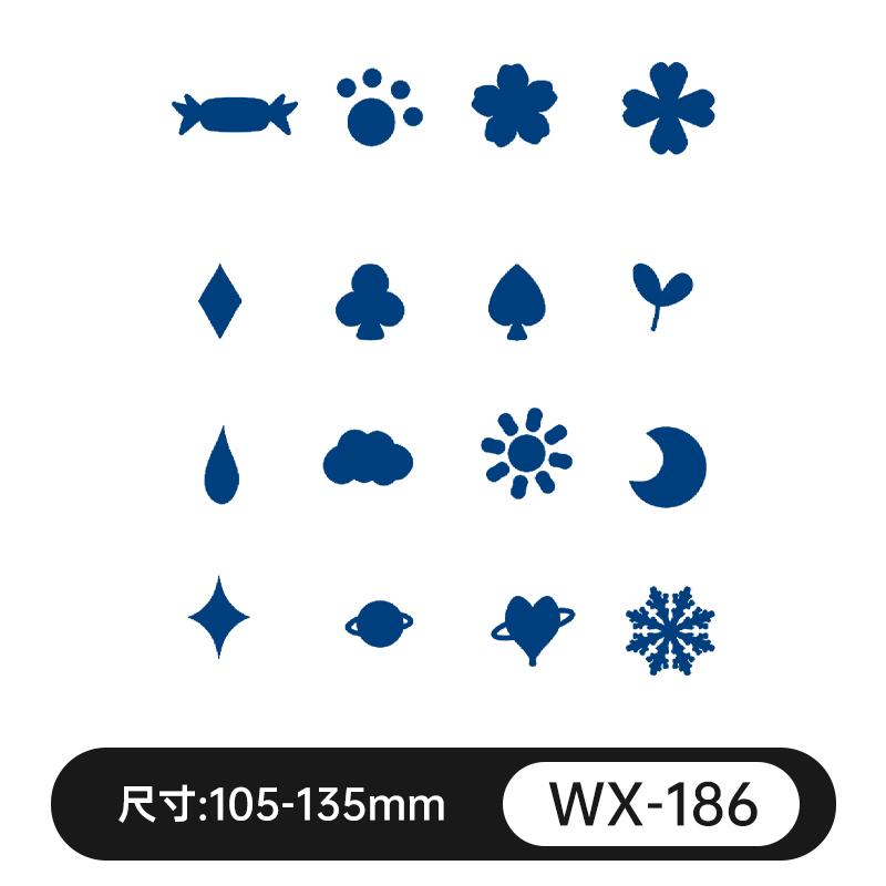 Bxtats Custom Herbal Genipin Juice Ink Tattoo Symbols Minimalism Fingers Tattoos Last 1-2 Weeks Semi Permanent Tattoo Stickers