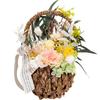 Apron Selection Preserved Flower Basket (Orange) Wrapped in a Clear Case, Made in Japan by a Floral Arranger (Gift/Present/Mother's Day)