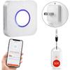 Беспроводная система оповещения для сиделок WiFi, кнопка вызова для пожилых, пациентов, инвалидов, с приложением для телефона, одна кнопка, один WiFi-приемник(только