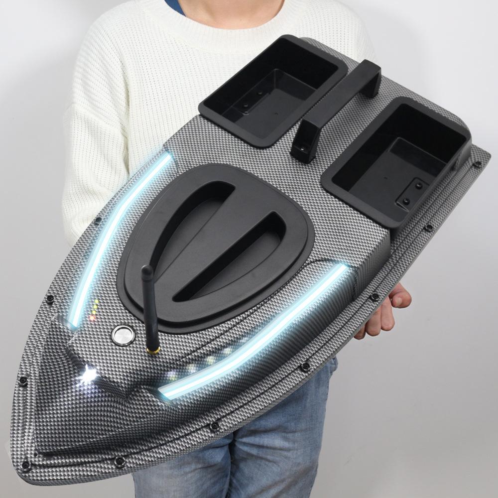 V900 GPS RC лодка для приманки с рулевым светом для рыбалки 40 точек 500 м автоматический возврат 1,5 кг загрузка 4 часа пульт дистанционного управления эхолот