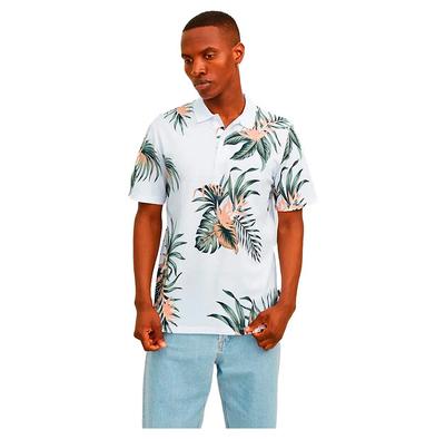Jack & Jones Blapalma Aop поло с короткими рукавами