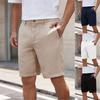 Мужские шорты для костюма на весну и лето, повседневные брюки средней длины, брюки длиной пять четвертей
