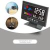 Цветной ЖК-экран, цифровой дисплей, повтор будильника, монитор температуры и влажности в помещении, прогноз погоды, отображение времени и даты, инструмент для часов