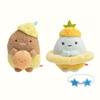 Gurashi Shop Fruits Plush Toy Tenori Plush Toy Set [Sumikko Exclusive] "Penpen Vacation" (Tonkatsu & Tapioca)