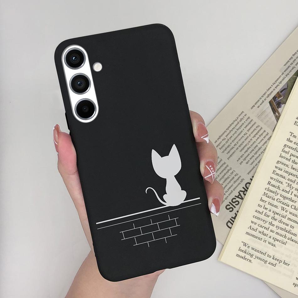 For Samsung A54 5G Case Cute Soft Silicone TPU Back Cover For Samsung GalaxyA54 A 54 Phone Case on SamsungA54 Coque Bumper Funda