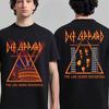 2026 Def Leppard Хлопковая Футболка с Логотипом Группы Унисекс Летняя С Коротким Рукавом Модный Бренд Футболка Роскошная Повседневная Винтажная Футболка