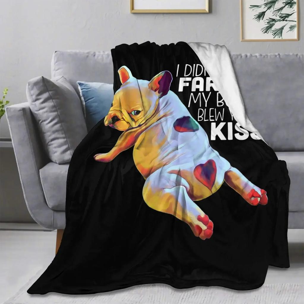 Boston Terrier Blanket Soft Cozy Boston Terrier Cute Puppy Dog Throw Blanket for Kids Girls Women Adults Boston Dog Lover Gifts