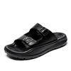 Metal Buckle Summer Men's Slippers Indoor Outdoor Half Drag Sandals Beach Comfortable Soft Slides Casual Shoes Wading Aqua Shoes
