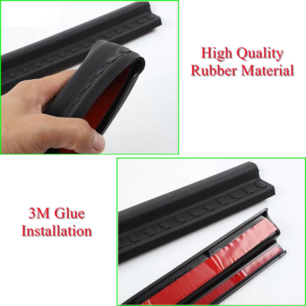 Резиновая накладка на порог автомобиля, защитная накладка на педаль, защитная накладка на порог для Jeep Wrangler TJ 1997-2006, молдинги для салона