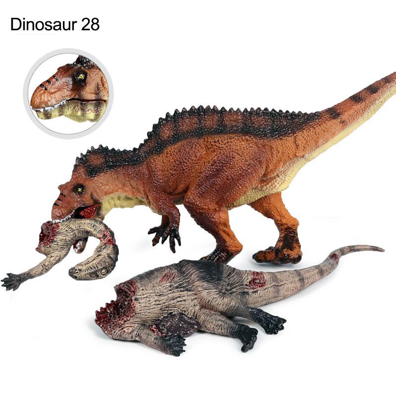 34style Prehistoric Dinosaurs World Pterodactyl Tyrannosaurus Animals Model Action Figures PVC Dinosaur Mouth Can Open and Close For Kids Gift