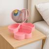 Rotating Heart Shape Jewelry Boxes Double Layer Jewelry Storage Boxes Jewelry Organizer  Gift Box