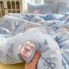 Lilanghua 'Радость Кроликов' Стиранный Хлопок Вязаный Двойной Муслин Комплект Постельного Белья из 4 Предметов
