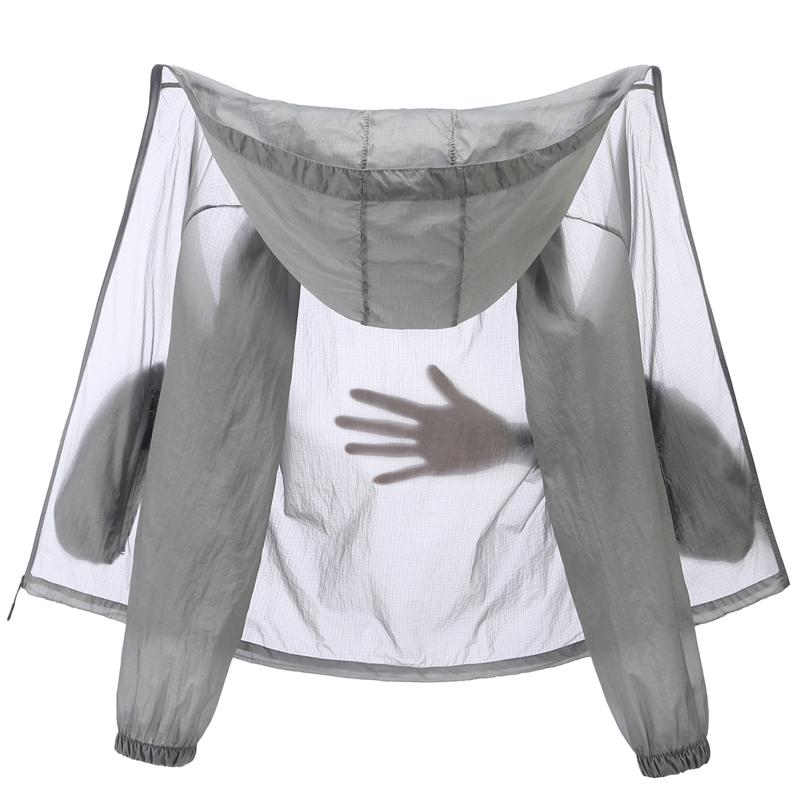 Fashion Sunscreen Clothes Summer for Men Casual Upf 50 Thin Hooded Couple's Plus Size Summer Jackets