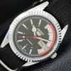 5 AUTOMATIC VINTAGE REFURBISHED 6309A JAPAN MENS BLACK WATCH A440698-4 Sk-a440698