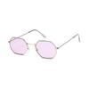 New Classic Octagon Square Sunglasses Women Luxury Fashion Metal Frame Unisex Men Designer Eyewear