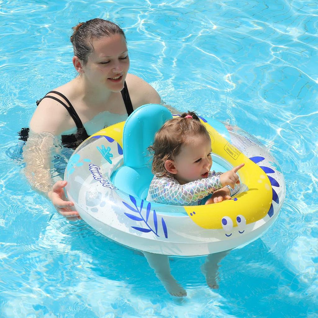 Inflatable Baby Swim Ring for Toddlers 6-36 Months