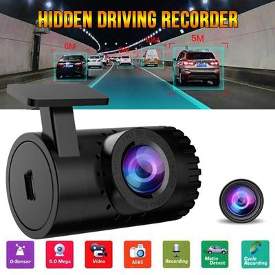 Камера Android HD 1080P ADAS Auto DVR USB без экрана Объектив 170° Широкоугольный рекордер для вождения