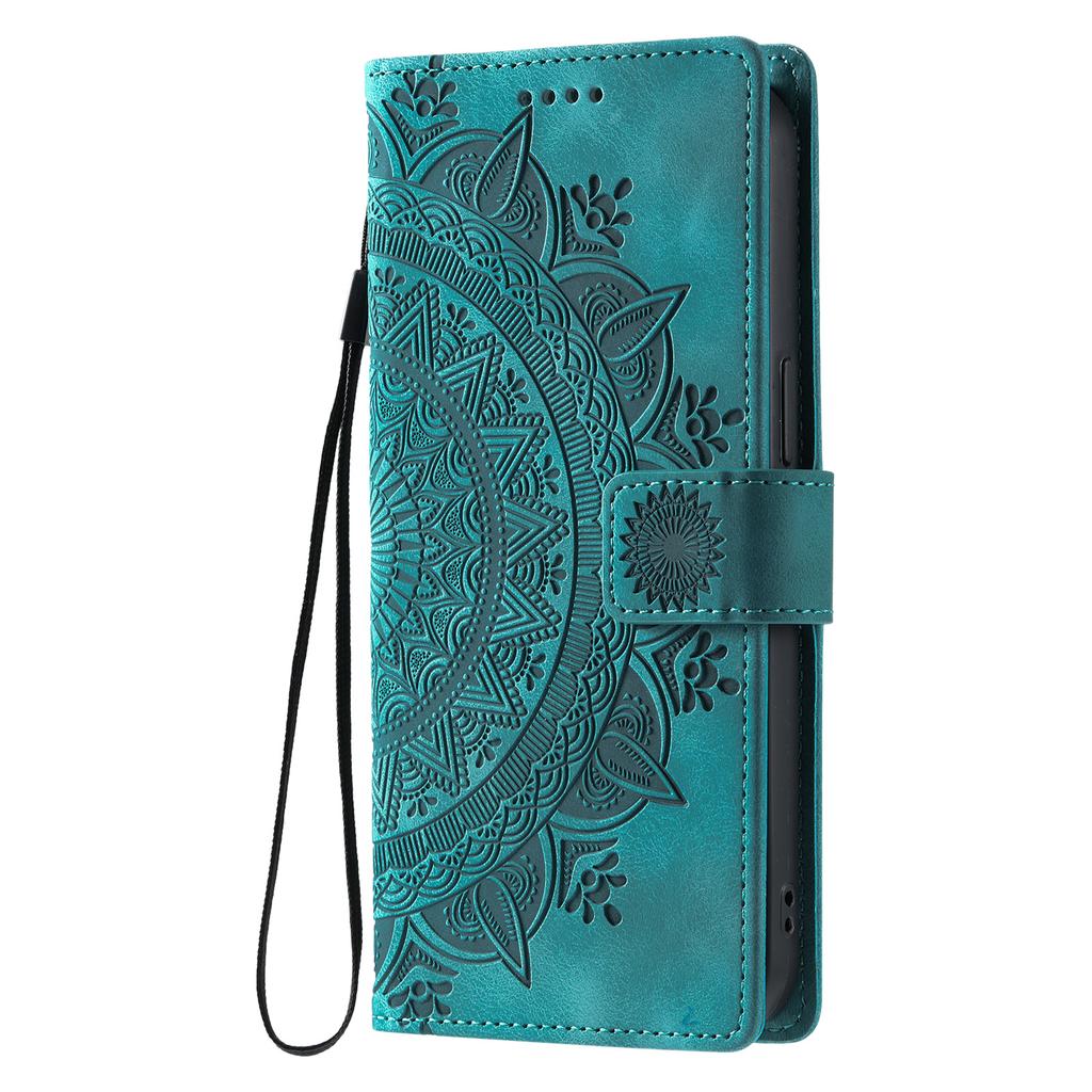 Style 018 For Motorola Moto G85 5G Case Imprinted Totem Skin Feel Wallet Leather Phone Cover