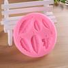 Leaf Shaped Kitchen Baking Tools 6 Holes Silicone Molds with Chocolate Molds Sugar Flipping Cake Decoration Molds Accesories
