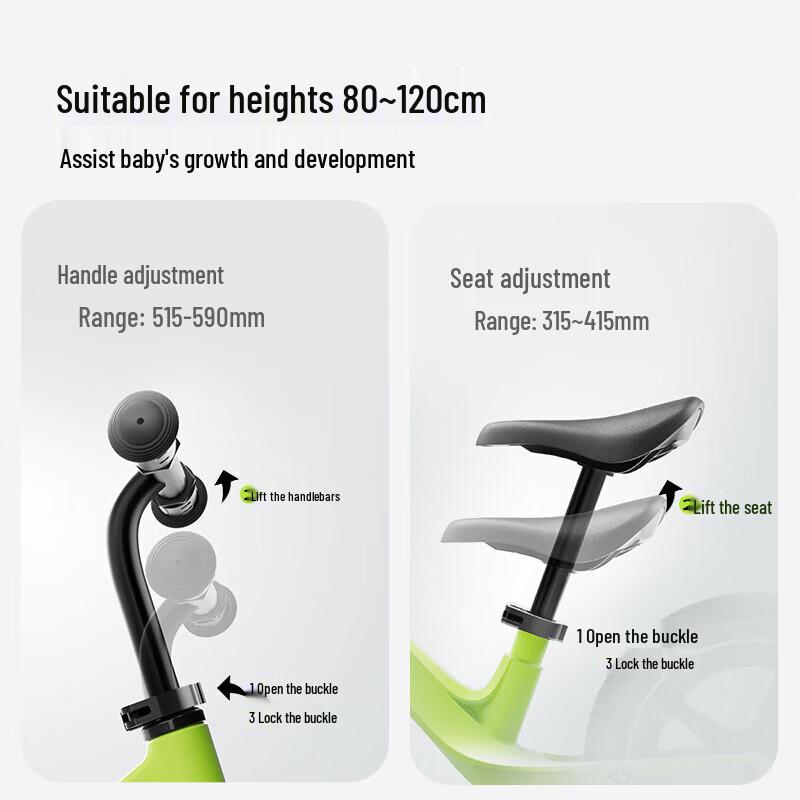 COOGHI S2 Ultralight Kids Balance Bike