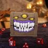 Хоррор Мимик Коробка для хранения кубиков Сверхпрочный пластик Мини-шкатулка для драгоценностей Миниатюрный органайзер для ожерелий и серег Сундук Украшения