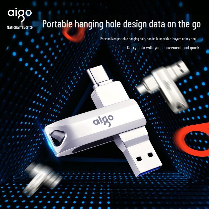 aigo U35 Dual-Interface USB 3.1 Type-C Mobile Flash Drive