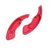 2Pcs For Honda Accord 13-18 Aluminum Red DSG Paddle Shifters Extensions Trim Decor