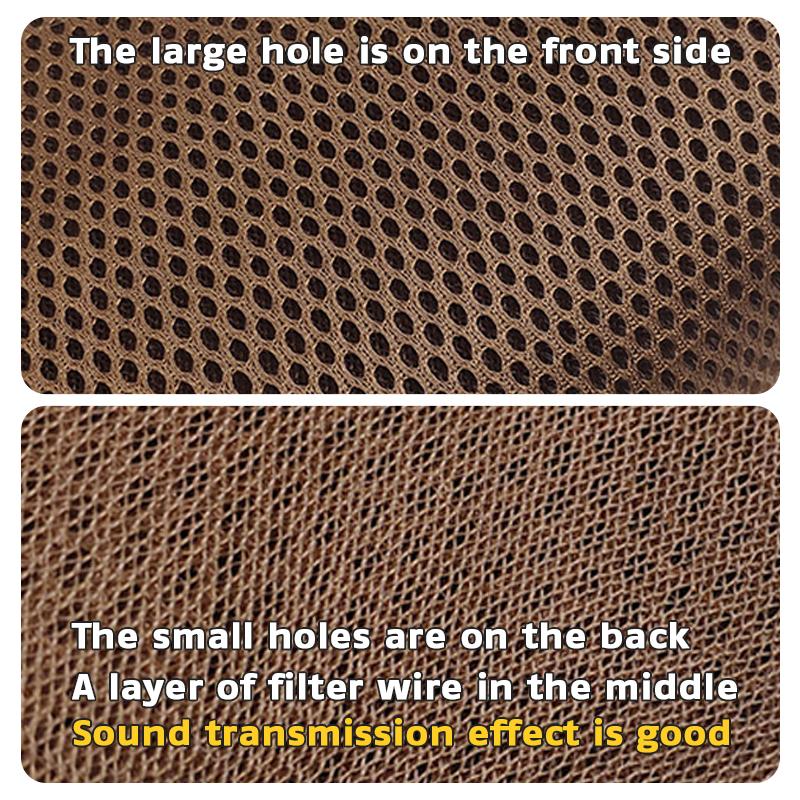 Сетчатые ткани для динамиков, сетчатый чехол для стереозвукового ящика, пылезащитная дышащая сетчатая ткань толщиной 2 мм