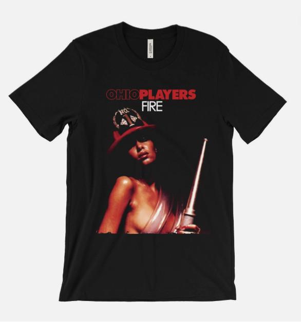 Ohio Players T Shirt - Fire Album Art 70s Funk, Dayton Ohio, Funkadelic Worm