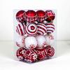 24 Pcs Shatterproof Christmas Ball Sparkling Xmas Tree Hanging Ornaments Set