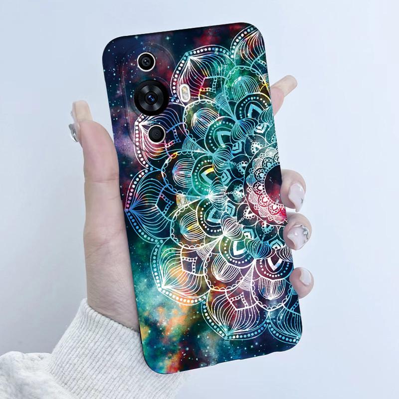Чехол для Huawei Nova 12s FOA-LX9 Дизайн 'Цветочная Девочка' Мягкий Силиконовый Чехол для Huawei Nova 11 Nova11 Pro Ultra Nova12s Чехлы для Телефона