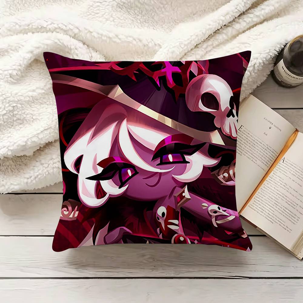 DDark EEnchantress Cookie RRun Kingdom Pillow Case Living Room Sofa Cushion Cover Suitable For Home Bedroom Room Decoration