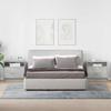 VidaXL Tables de chevet avec tiroir 2 pcs gris béton 51x31x47 cm, table d'appoint, armoire de lit, table d'appoint pour la 858675