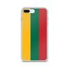 Coque iPhone - Multicolore - Drapeau Lituanie - Souple - Silicone - Design Vertical