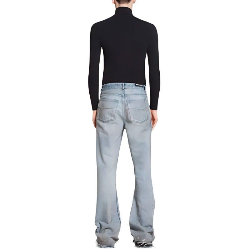 Balenciaga Jeans Loose Fit Unisex Blue 751089TDW144016