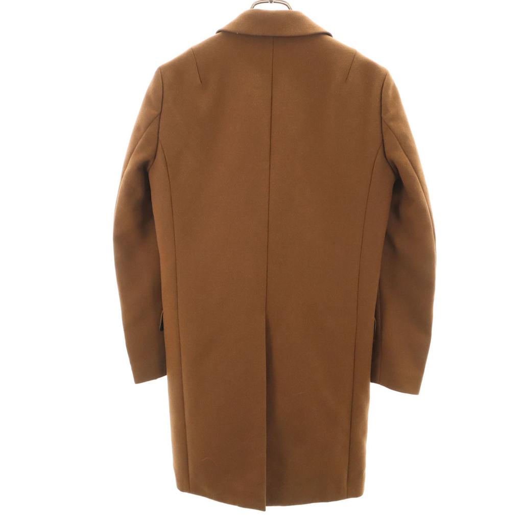 ATTACHMENT Made In Japan Cashmere Blend Flat Double Layer Melton Chester Coat Men's Used