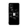 Чехол BT12 BTS для iPhone 16 15 Plus 14 13 12 11 Pro 8 7 6S 6 SE 5S X XR XS Max Realme C30 C33 C31 9I Huawei P30 черный мягкий чехол