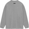 Fear of God Футболка Essentials Jersey с длинным рукавом, темно-меланжевый цвет, мужские топы, серый 125BT244201F